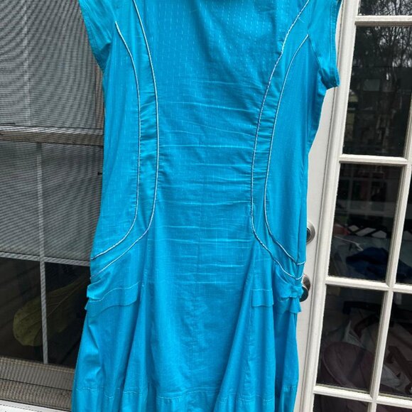 NEXX NEW YORK SCOOP NECK COTTON BLEND Dress, Size Euro 46 / US 10 (L) - Picture 4 of 6